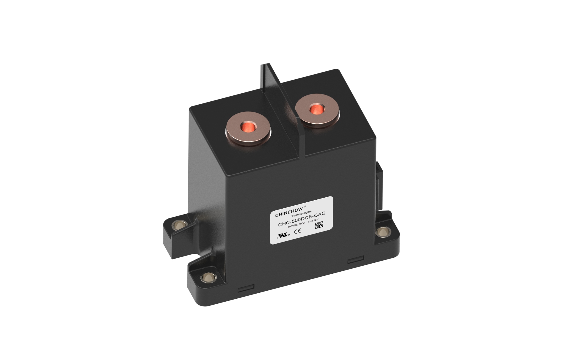 CHC-500 Electrical HV 24V 48V DC Contactor 500A Haute tension 1500VDC DC Relais pour véhicule électrique
