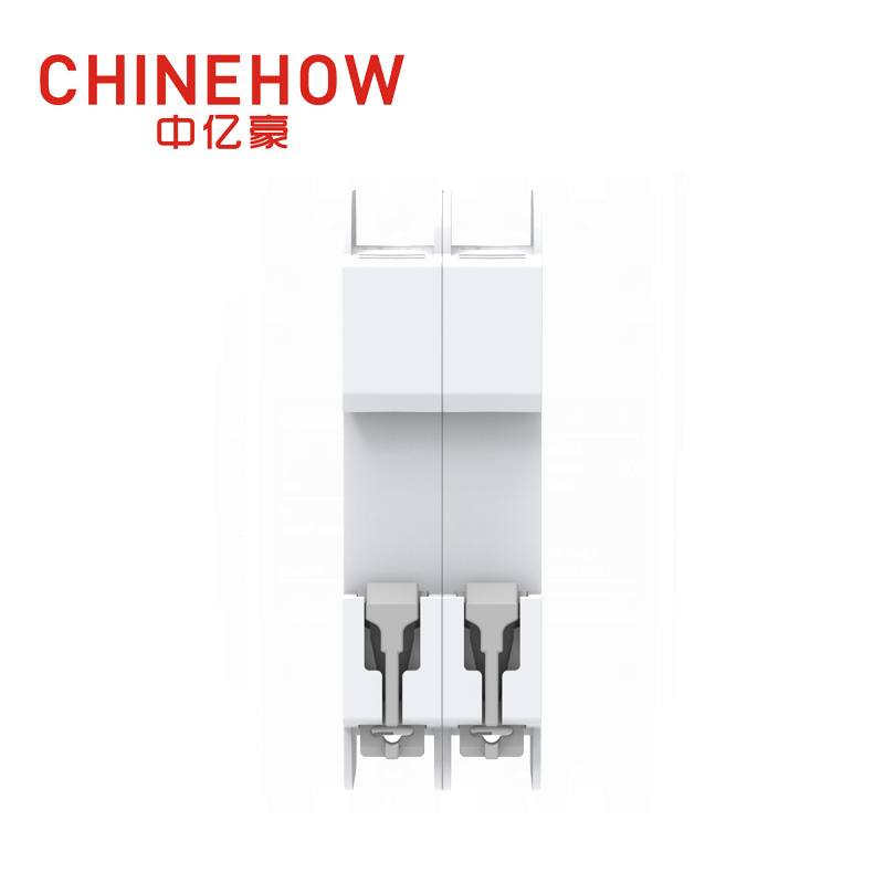 Mini disjoncteur miniature blanc série CVP-CHB1 2P