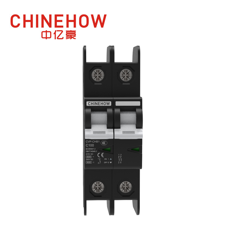 Disjoncteur miniature noir série CVP-CHB1 2P