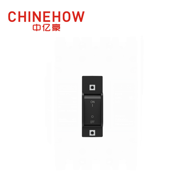 Actionneur à bascule d'angle de disjoncteur magnétique hydraulique CVP-TH avec interrupteur auxiliaire de garde et vis M4 avec cosses Upturend 1P 