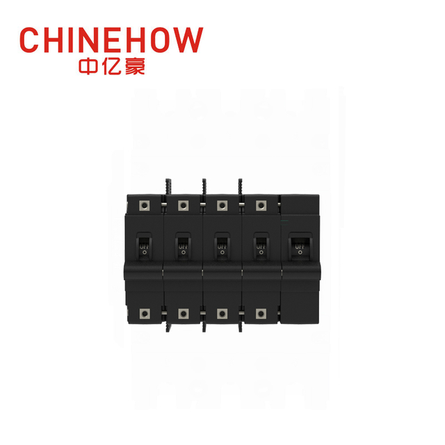 Actionneur à longue poignée pour disjoncteur magnétique hydraulique CVP-FR avec barrières à vis et bornes M5 4P + télécommande 