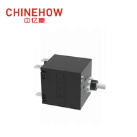 CVP-SM Hudraulic Disjoncteur magnétique Pousser pour réinitialiser l'actionneur avec languette (QC250) 2P Noir