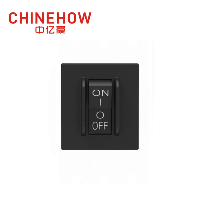 Bascule d'angle de disjoncteur magnétique Hudraulic CVP-SM avec actionneur de protection avec languette (QC250) 2P noir